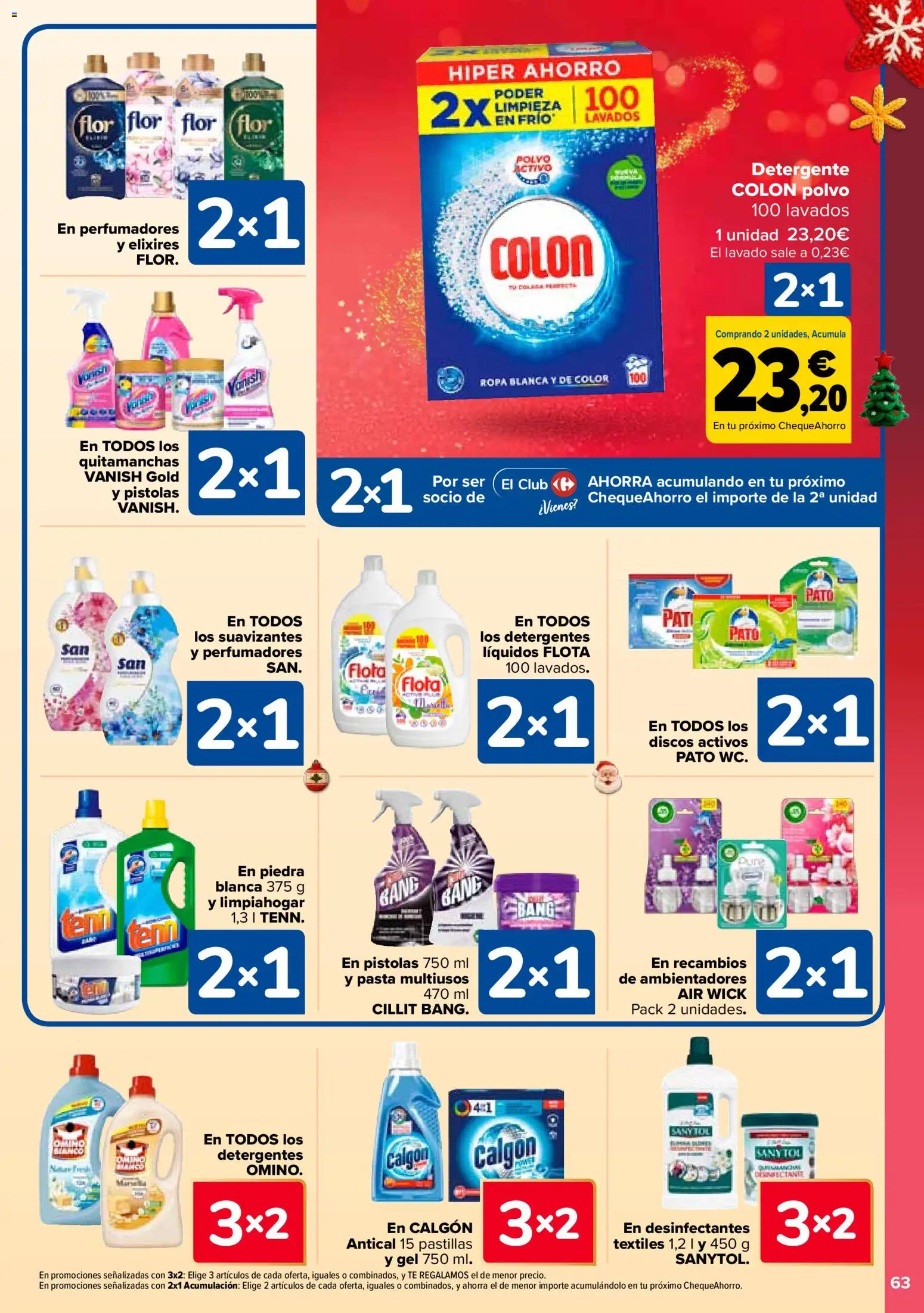 Carrefour folleto │ válido desde el 12.12.2025 | Página: 65 | Productos: Polvo, Detergente, Pasta, Ropa