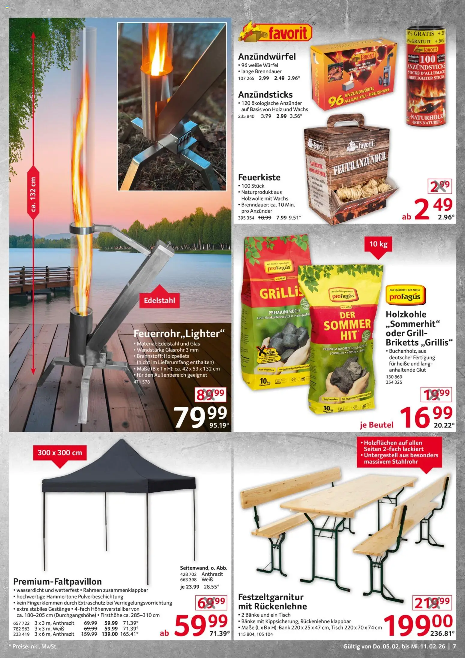 Selgros Non Food – gültig ab 05.02.2026 | Seite: 7 | Produkte: Grill, Tisch