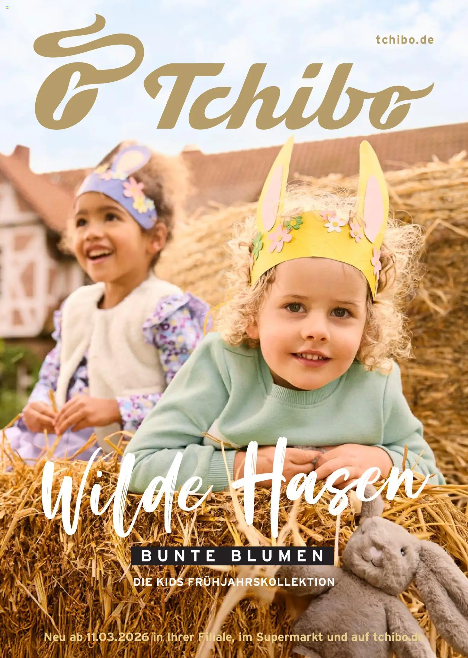 Prospekt Tchibo Wilde Hasen, bunte Blumen – gültig ab 11.03.2026 | Seite: 1 | Produkte: Blumen