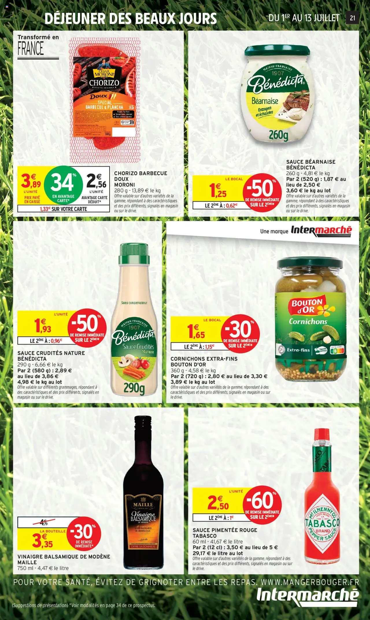  | Page: 23 | Produits: Plancha, Chorizo, Barbecue, Vinaigre