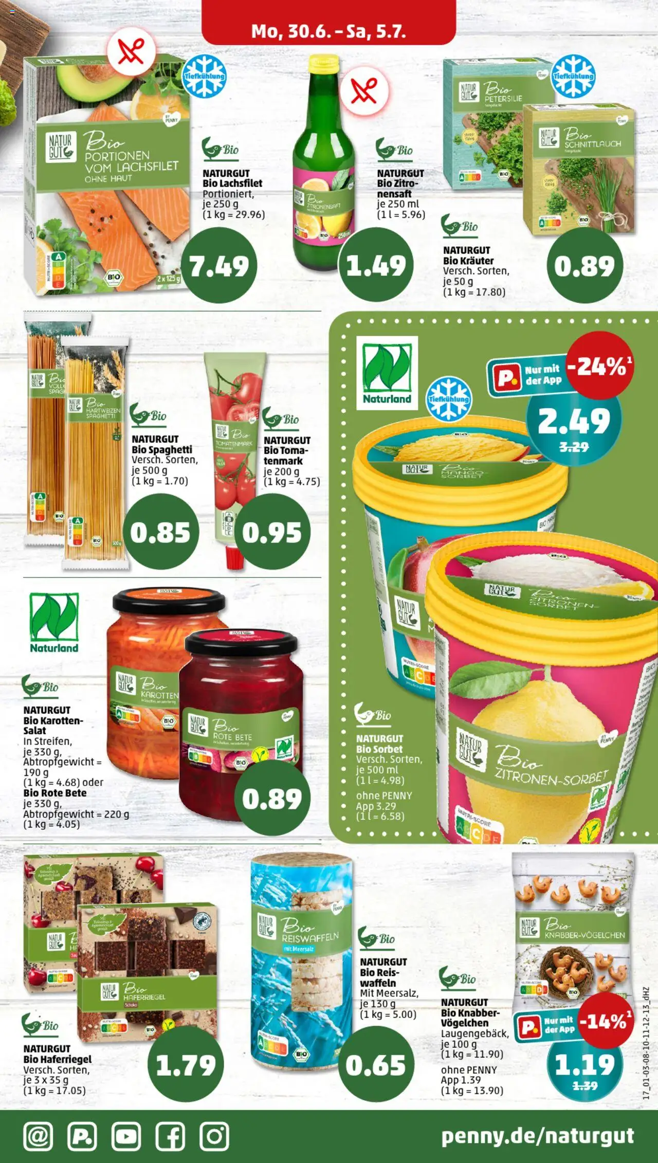 Penny Prospekt 	 - gültig ab dem 30.06.2025 | Seite: 17 | Produkte: Waffeln, Petersilie, Reis, Salat