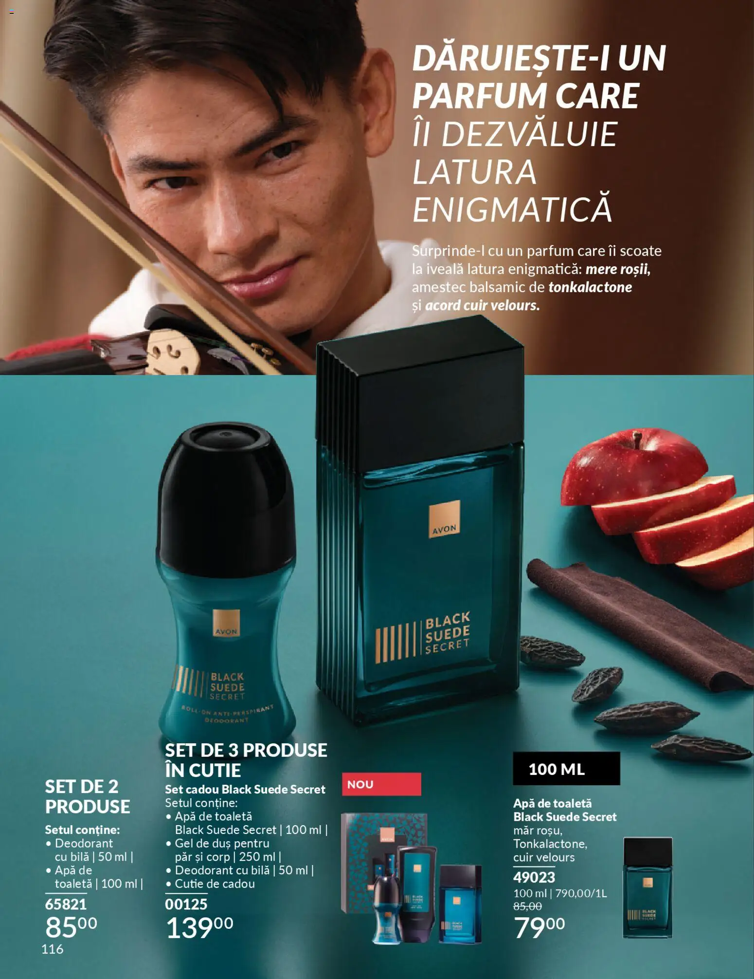 Noul catalog Avon – valabil de la 01.11.2025 | Pagină: 116 | Produse: Duș, Parfum, Apă de toaletă, Deodorant