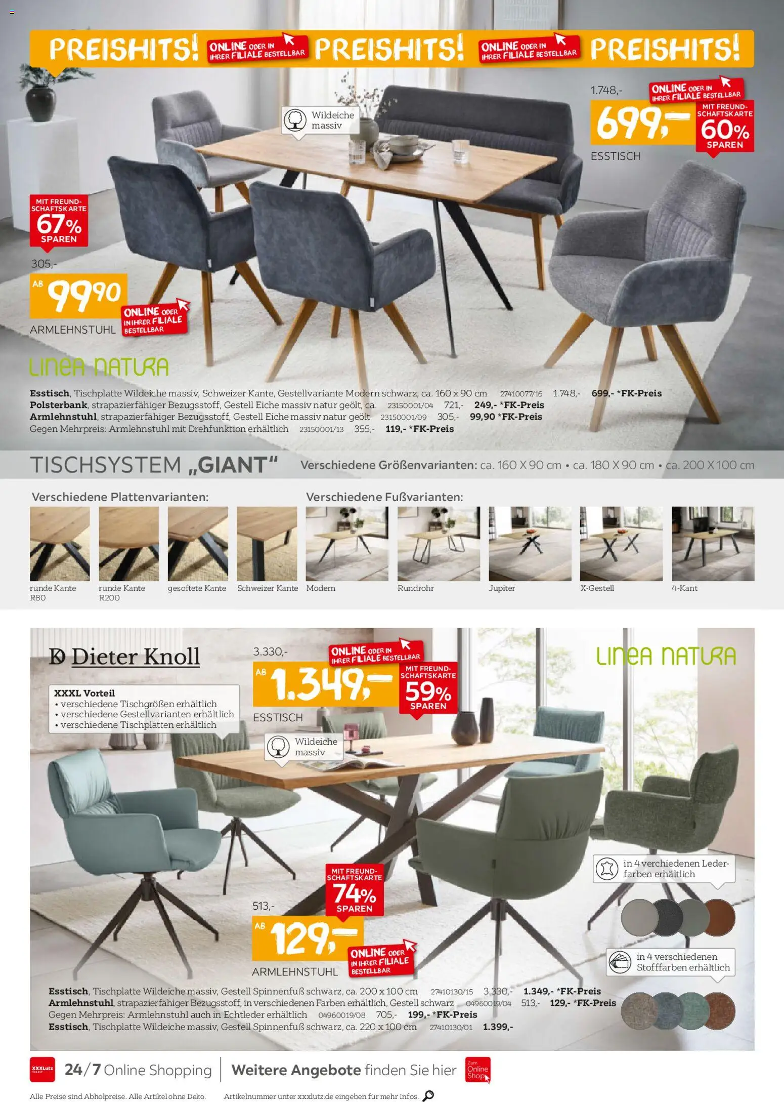 XXXL Lutz Speisen-Preishits! – gültig ab 26.10.2025 | Seite: 4 | Produkte: Esstisch