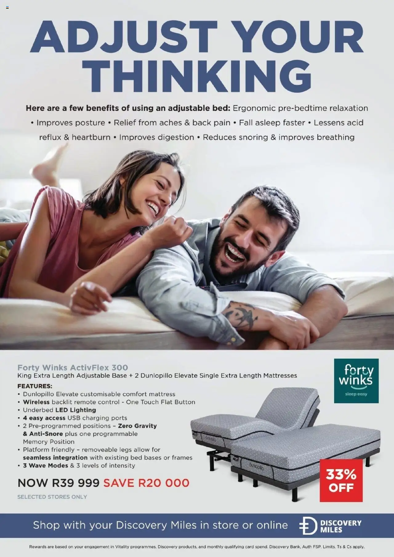 Dial-a-Bed Specials │ valid from 25.08.2025 | Page: 38 | Products: USB, Bed, Mattress, Remote