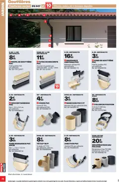 Brico Dépôt - Prévisualisation de Brico Dépôt - L'officiel du bricolage valide à partir de 25.03.2026 | Page: 78 | Produits: Gouttière, Récupérateur d'eau, Tuyau, Collier