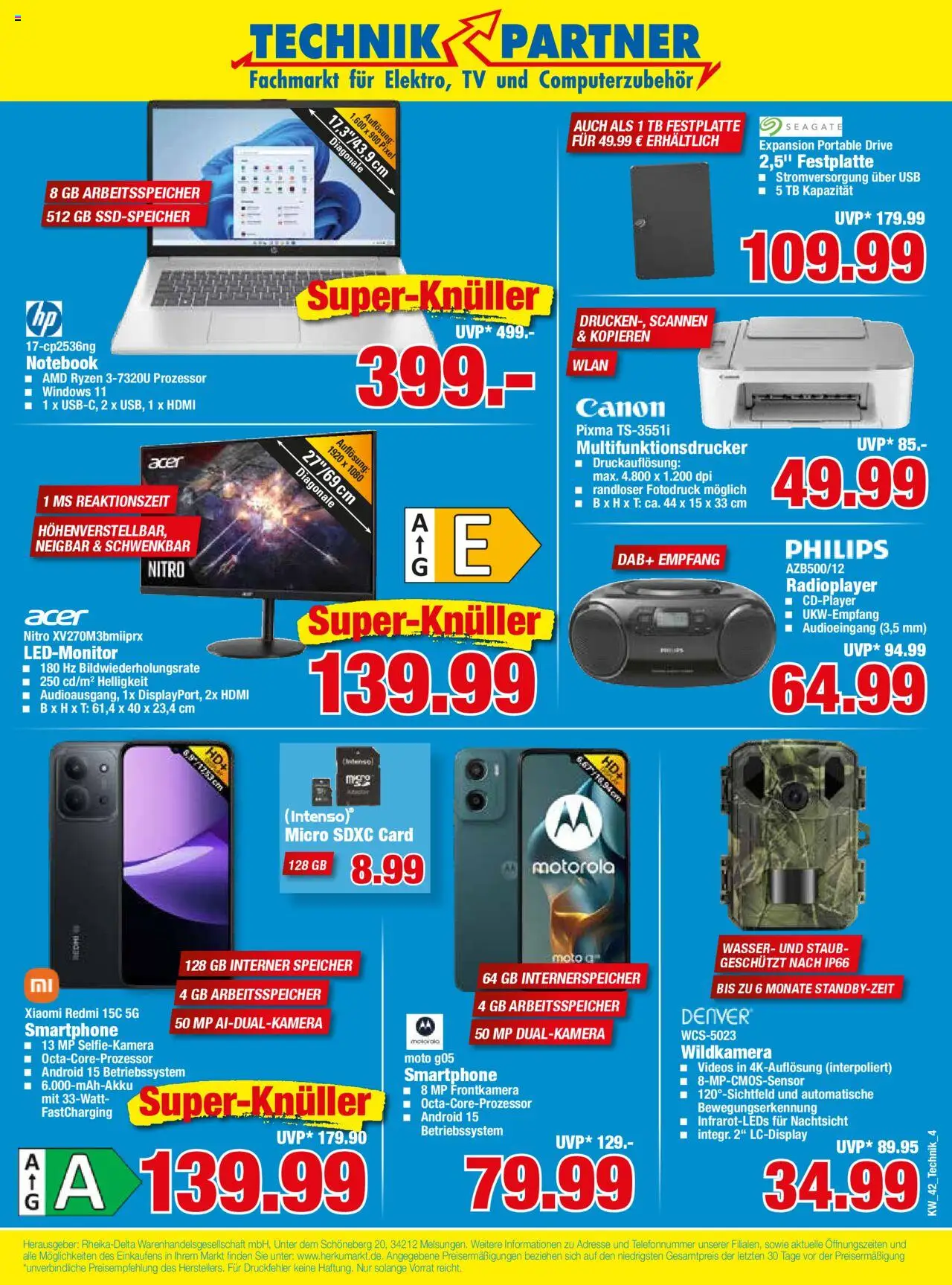 HERKULES Technik Partner – gültig ab 13.10.2025 | Seite: 4 | Produkte: Philips, USB, Notebook, Smartphone