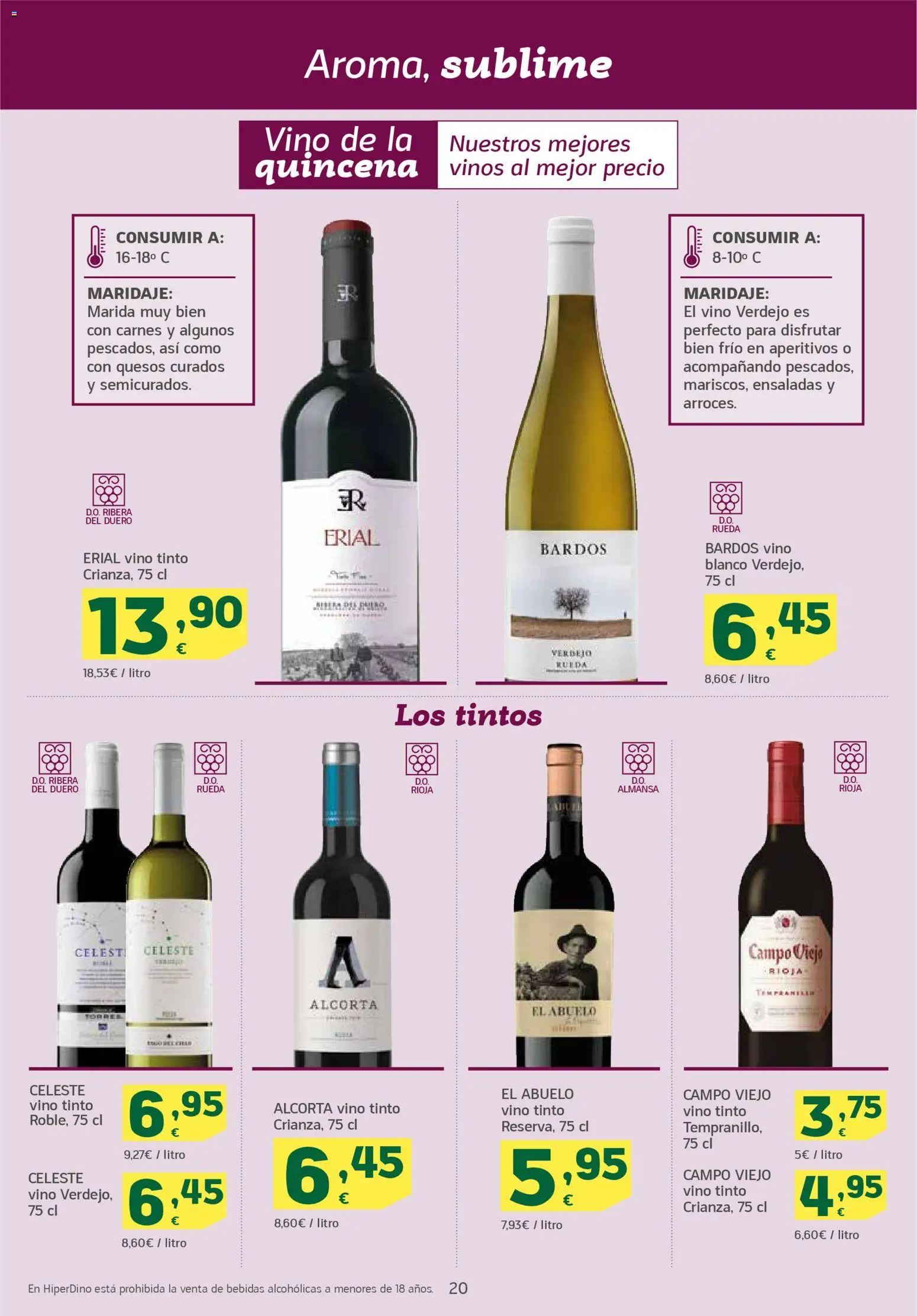 HiperDino folleto │ válido desde el 23.01.2026 | Página: 20 | Productos: Vino