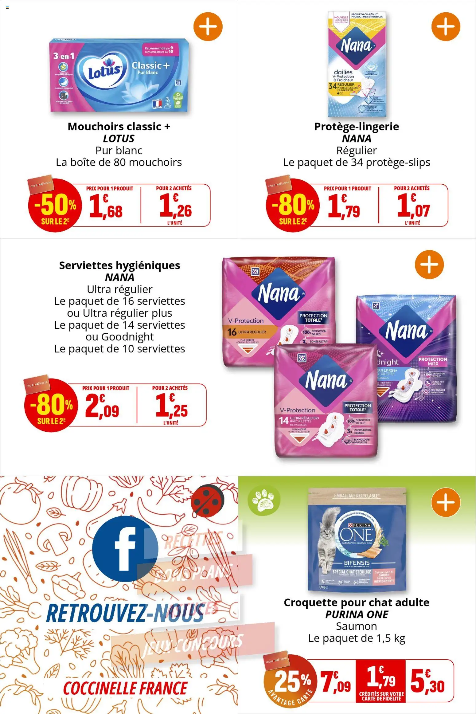 {H1} | Page: 44 | Produits: Mouchoirs, Saumon