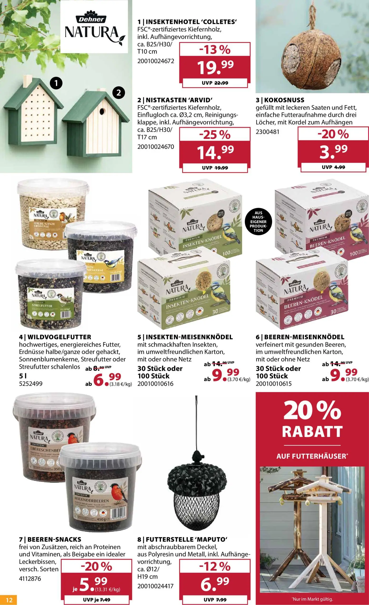 Dehner Prospekt 	 – gültig ab 22.04.2026 | Seite: 12 | Produkte: Erdnüsse