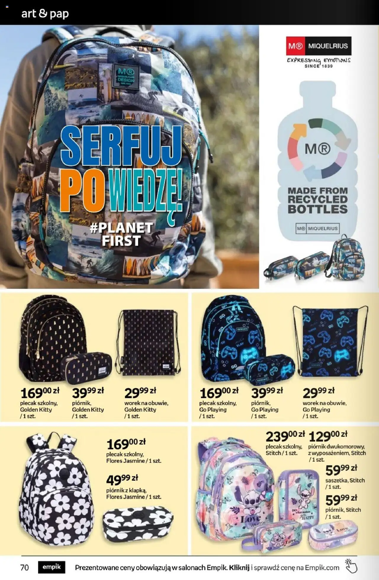 Empik promocje od 13.08.2025 | Strona: 70 | Produkty: Plecak