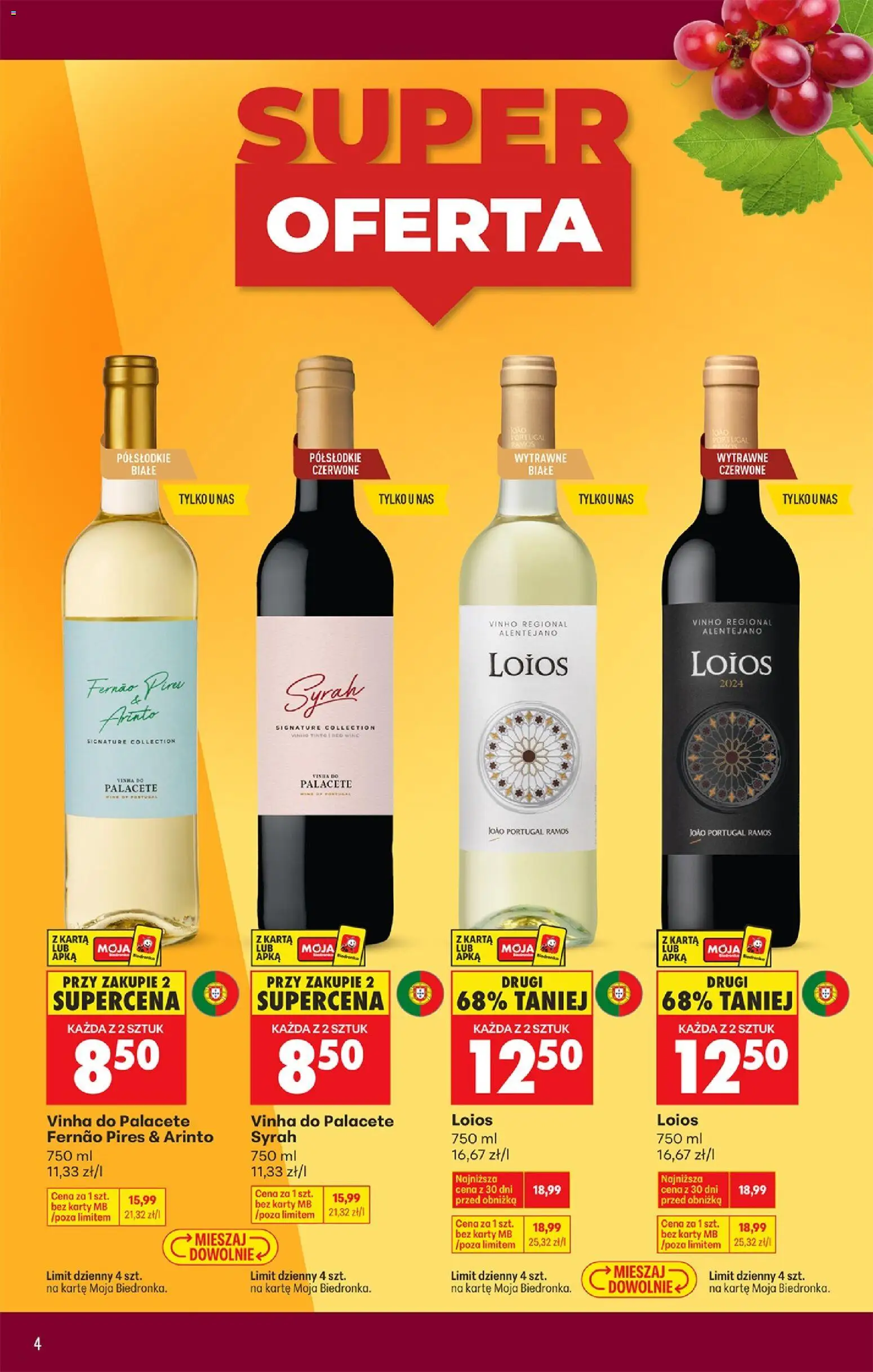 Biedronka gazetka - Czas na toast od 20.04.2026 | Strona: 4