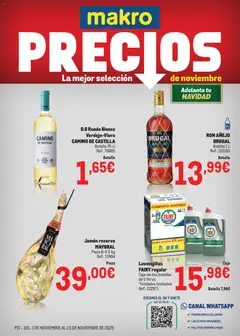 Vista previa Makro - Precios Norte válido desde el 03.11.2025