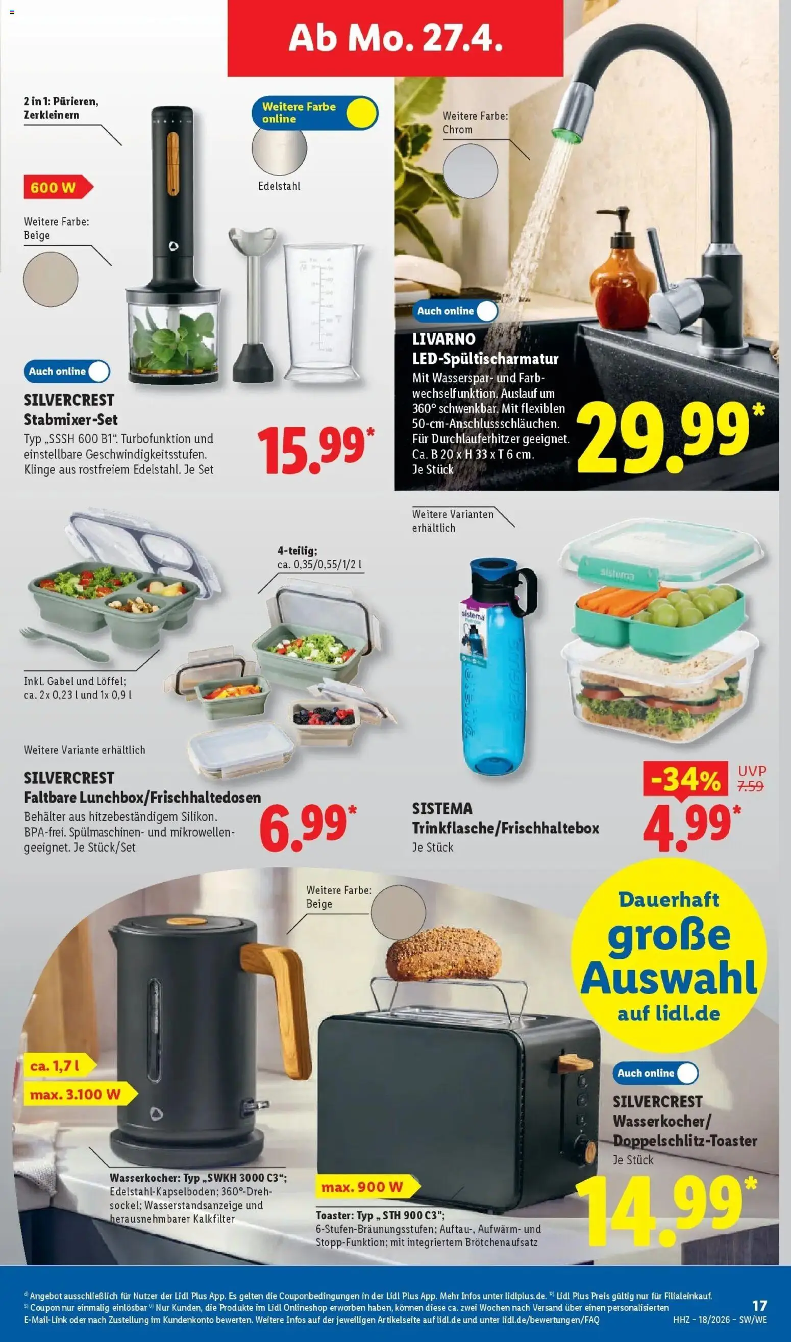 Lidl Německo leták od 27.04.2026 💥 Nenechte si ujít TOP nabídky! ⭐ | Česko