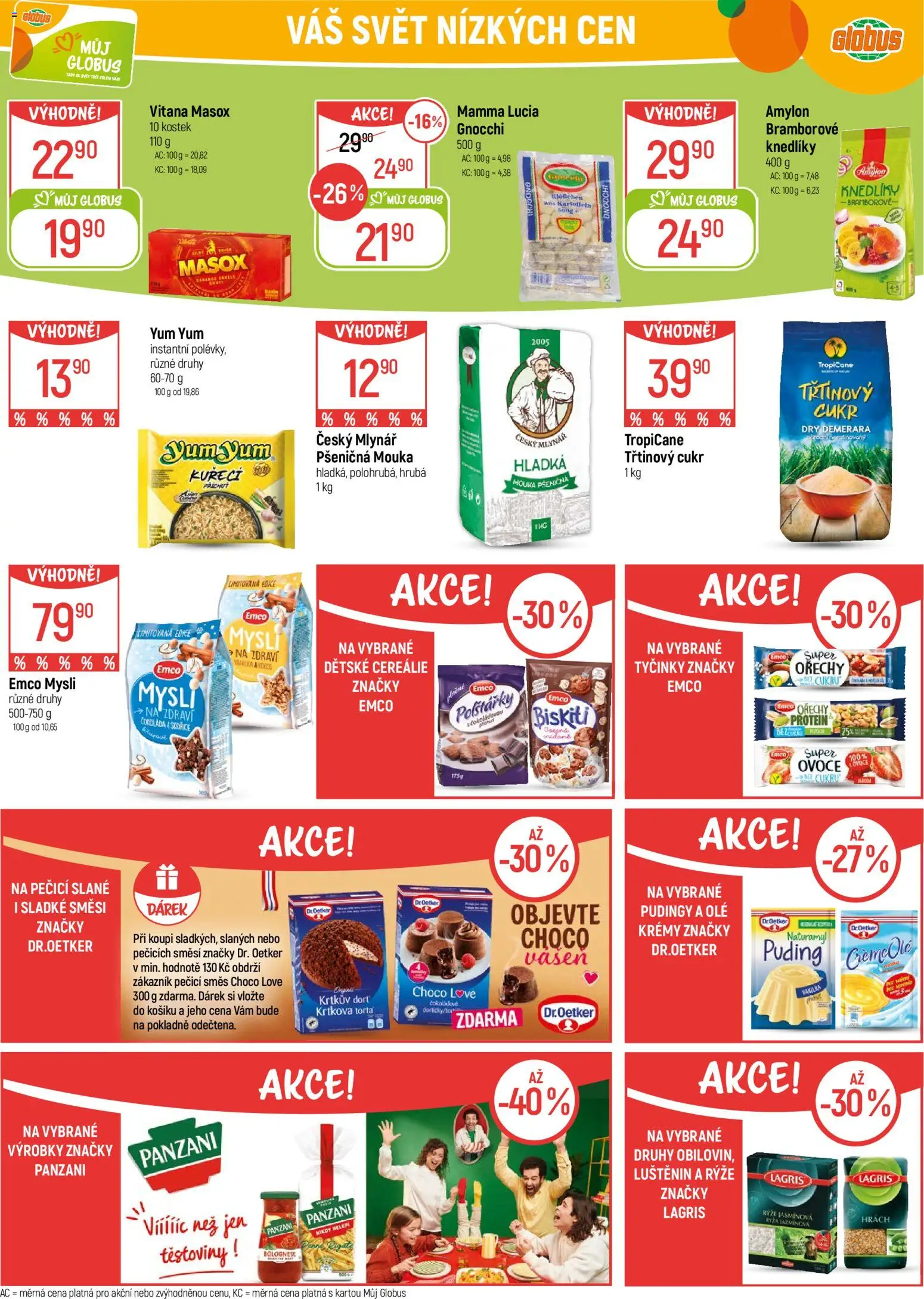 Globus leták - Trmice od 05.11.2025 | Strana: 24 | Produkty: Polštářky, Krtkův dort, Puding, Gnocchi