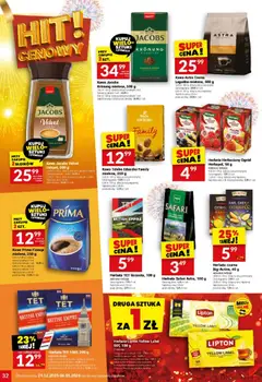 Pogląd oferty "Twój Market Gazetka" - ważna od 29.12.2025 | Strona: 32 | Produkty: Cytryna, Kawa jacobs, Kawa, Kawa prima