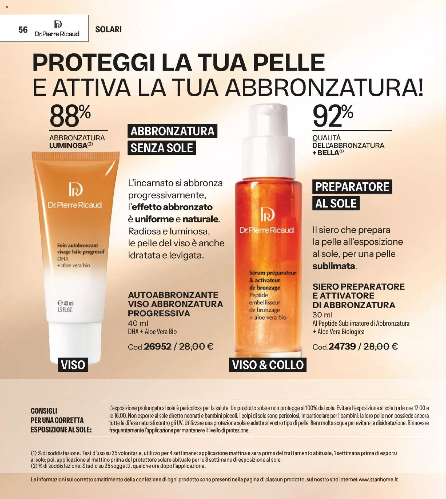 Volantino Stanhome del 31.03.2026 | Pagina: 56 | Prodotti: Acqua, Autoabbronzante, Aloe vera