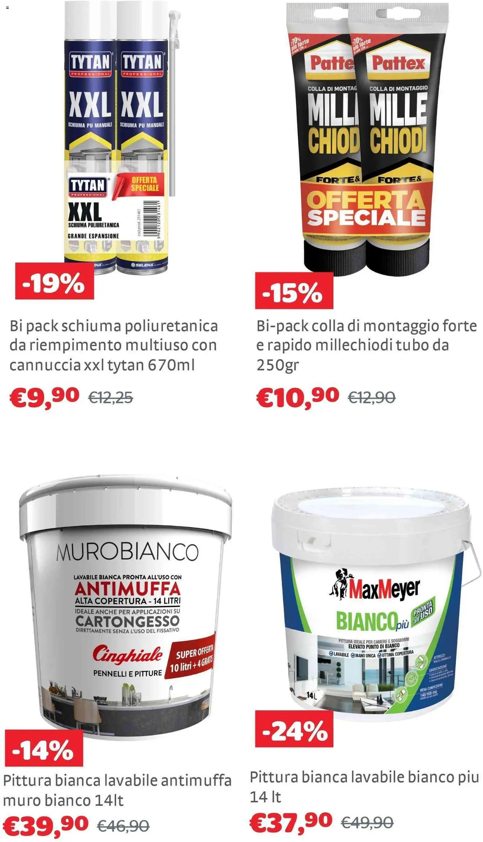 Volantino Brico Center del 04.12.2025 | Pagina: 21 | Prodotti: Tubo, Pittura, Colla, Chiodi