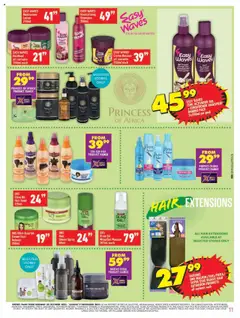 Shoprite specials catalogue – valid from 20.10.2025 | Page: 11 | Products: Braids, Conditioner, Relaxer, Lotion