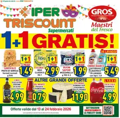 Anteprima del volantino Ipertriscount Roma catalogo valido a partire dal 13.02.2026