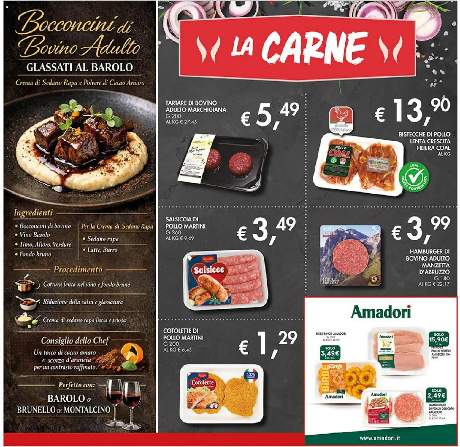 Volantino Coal del 27.02.2026 | Pagina: 5 | Prodotti: Bovino, Sedano, Salsiccia, Cacao