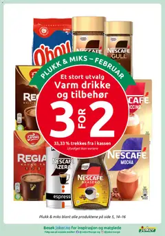 Forhåndsvisning av Joker kundeavis gyldig fra 03.02.2026 | Side: 16 | Produkter: Сушильные машины, Суміш дитяча, Орегано, Гель для брів