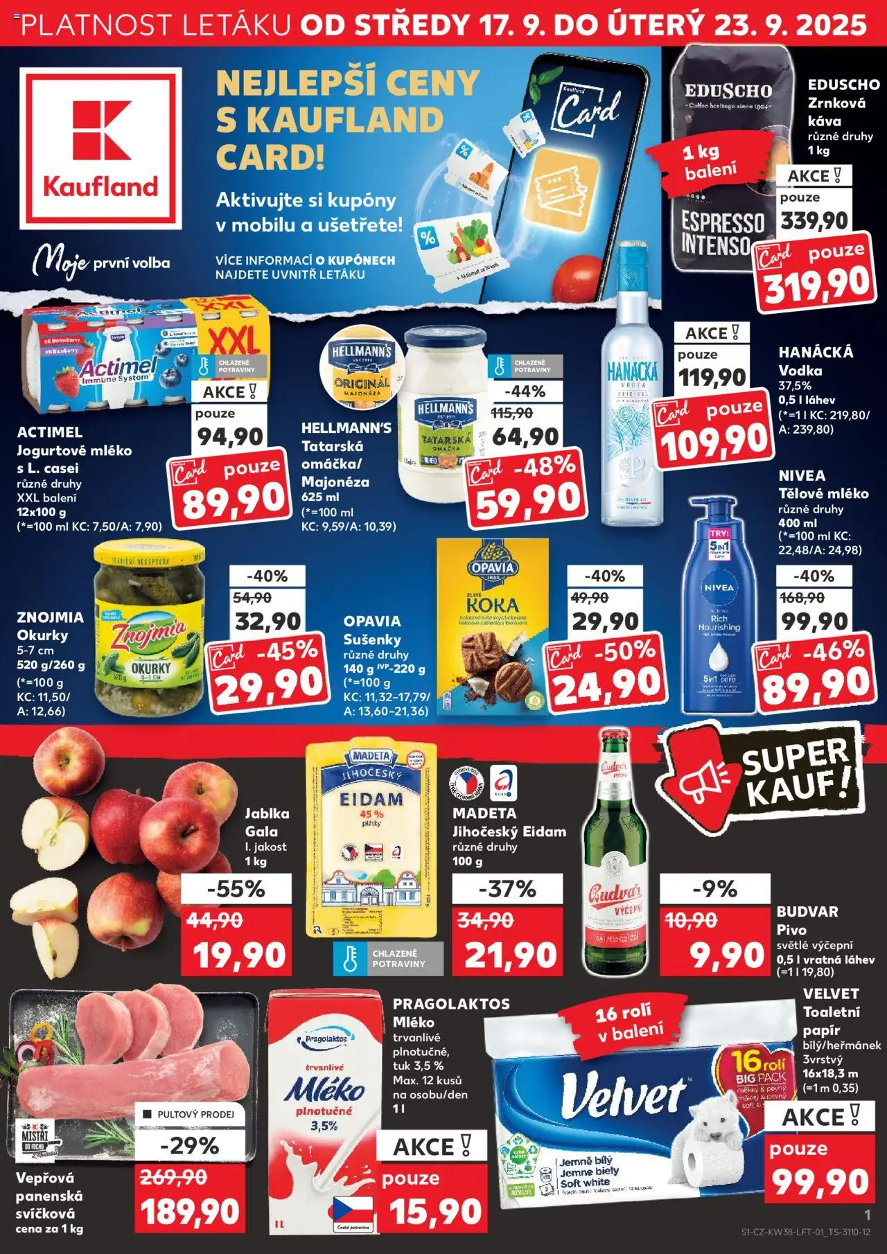 Kaufland leták - Brno od 17.09.2025 | Strana: 1