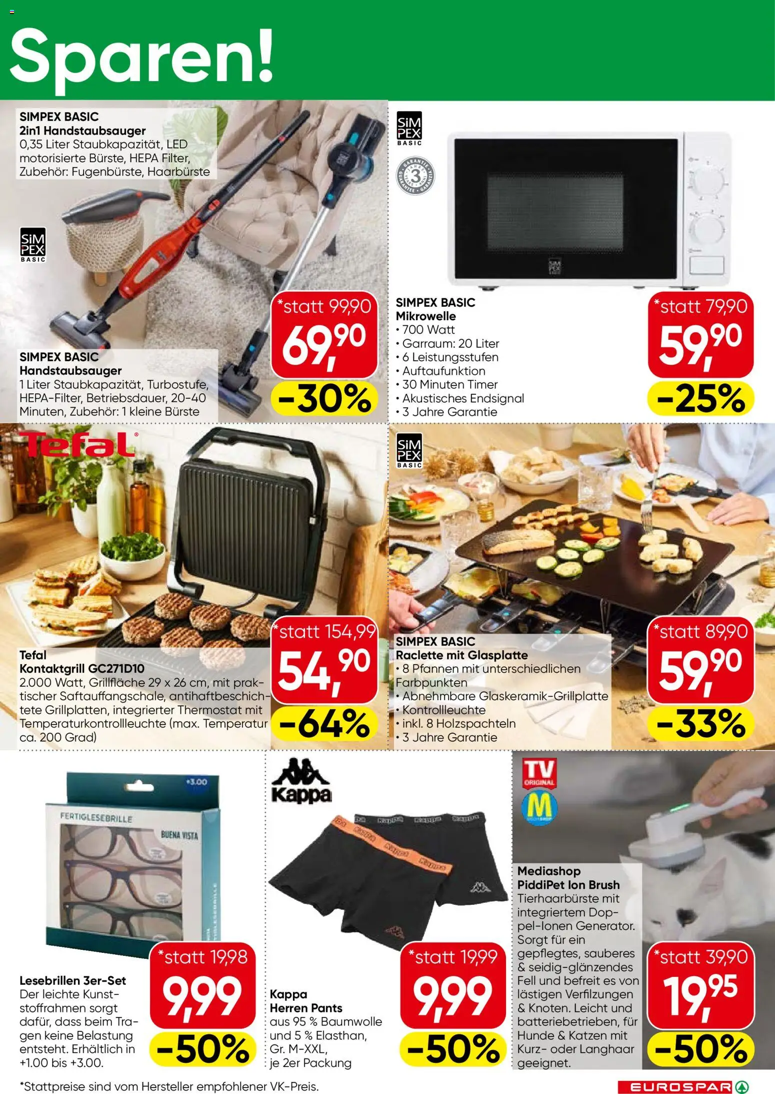 Eurospar Zugreifen und Sparen - Vorarlberg gültig ab 20.11.2025 | Seite: 3 | Produkte: Mikrowelle, Bürste