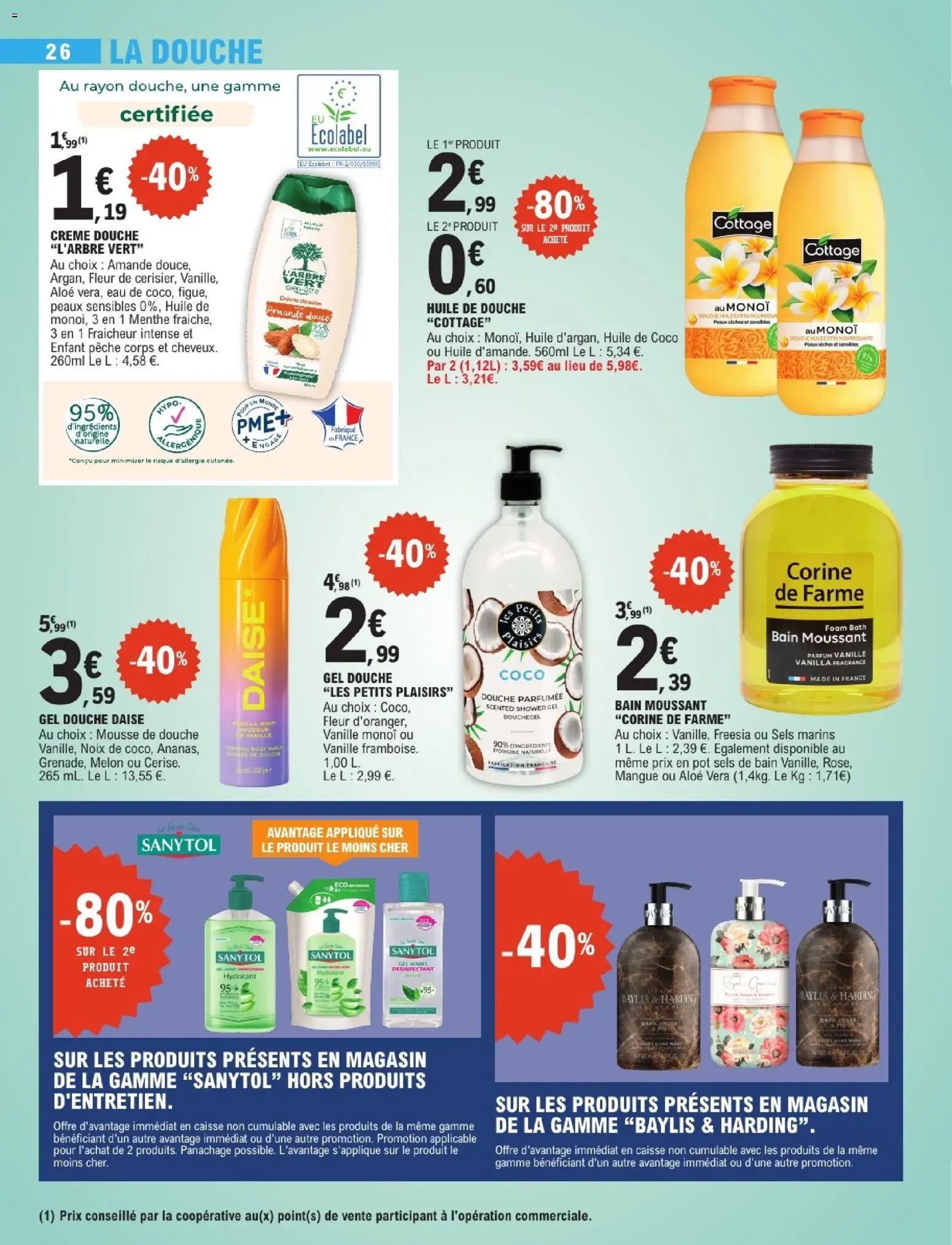 {H1} | Page: 26 | Produits: Body, Melon, Menthe, Mousse