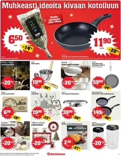 Kärkkäinen-mainoslehti voimassa 03.11.2025 alkaen | Sivu: 13 | Tuotteet: Saunavihta, Paistinpannu