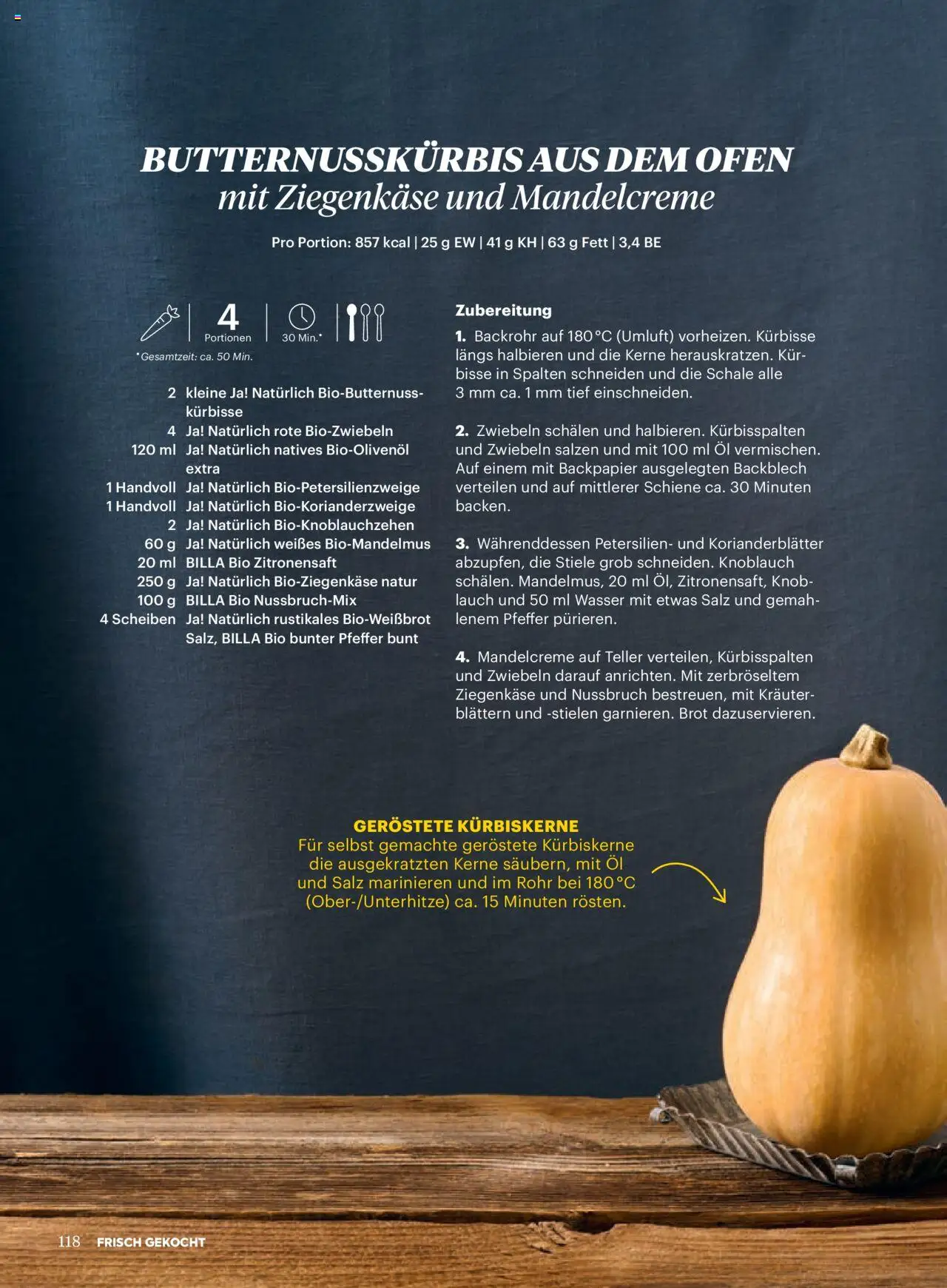 Billa Frisch Gekocht gültig ab 01.10.2025 | Seite: 116 | Produkte: Salz, Pfeffer, Ofen, Brot