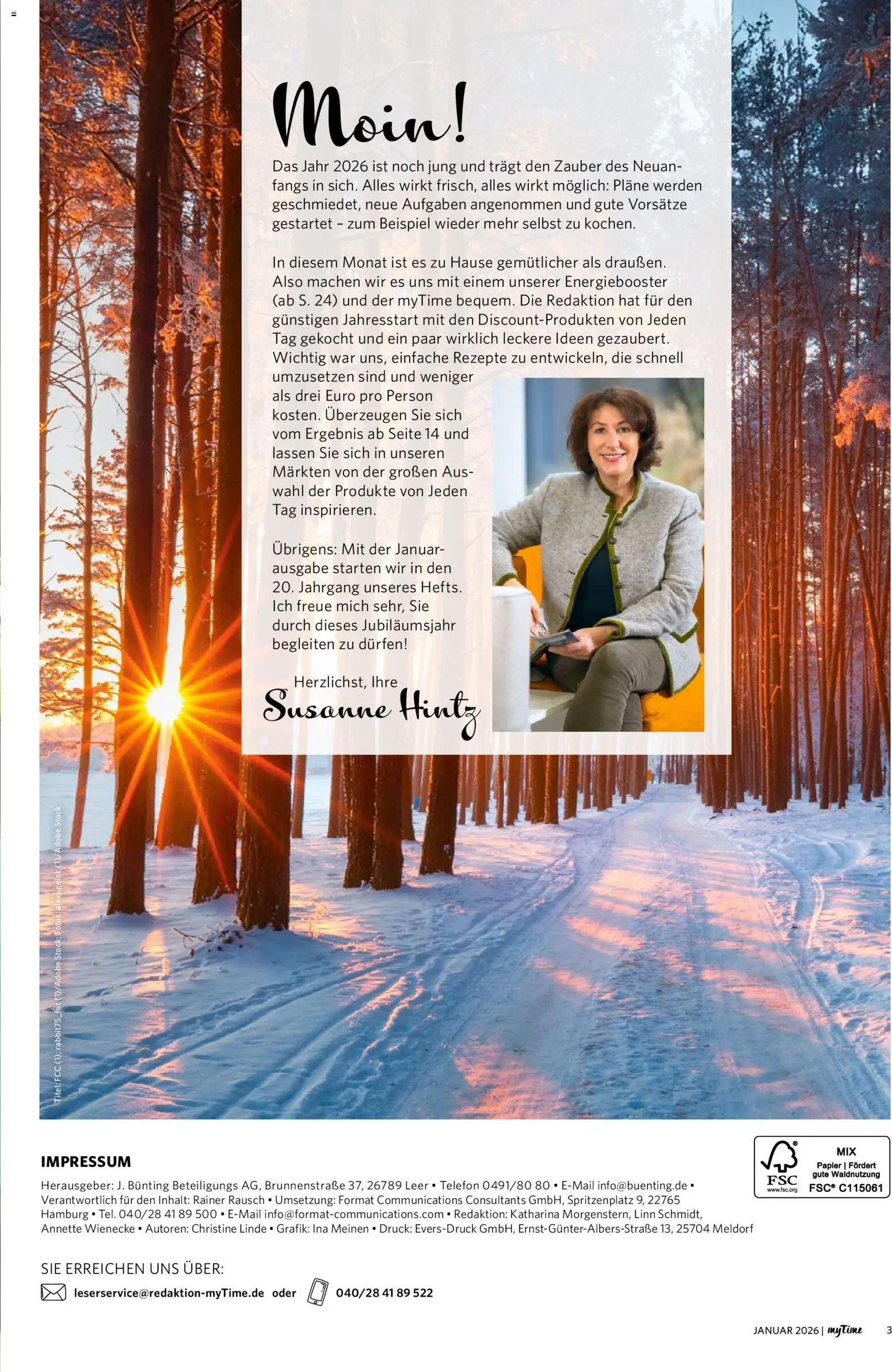 Famila Nordwest  myTime Januar 2026 – gültig ab 01.01.2026 | Seite: 3 | Produkte: Telefon