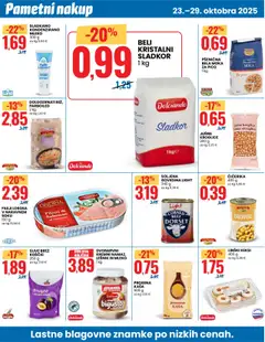 Eurospin katalog akcije – veljaven od 23.10.2025 | Stran: 6 | Izdelki: Keksi, Moka, Mleko, Sladkor