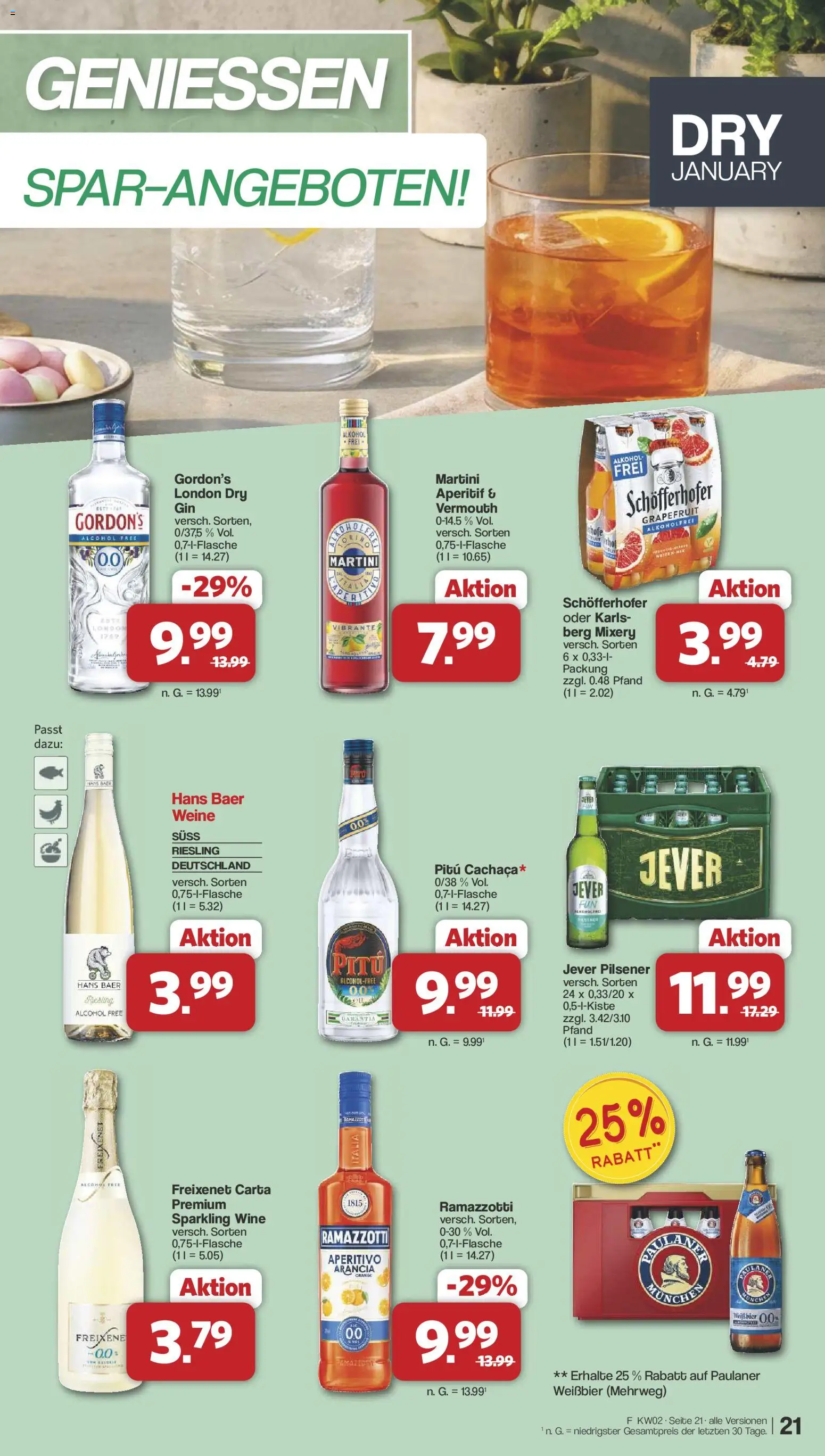 Famila Nordwest Prospekt 	 – gültig ab 05.01.2026 | Seite: 21 | Produkte: Martini, Grapefruit, Mixery, Ramazzotti