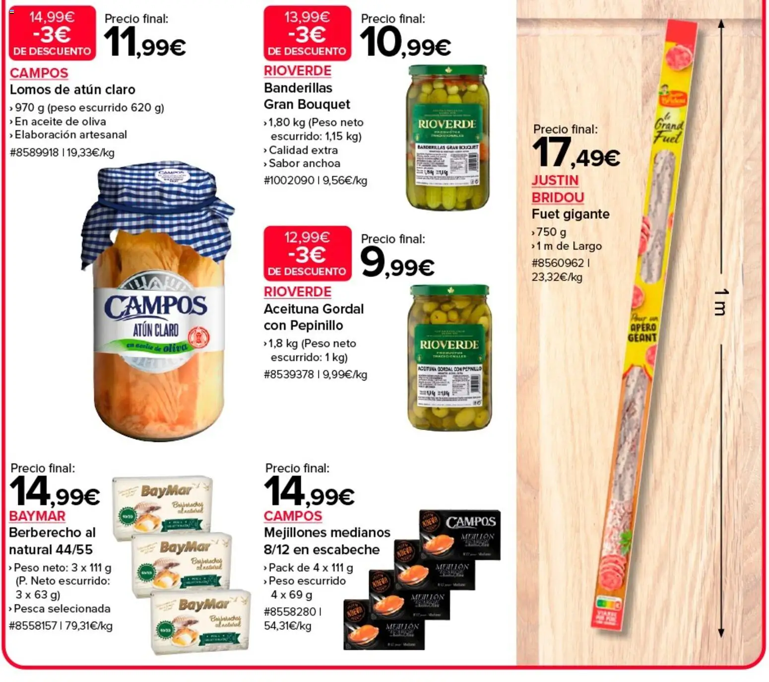 Costco catálogo │ válido desde el 11.03.2026 | Página: 9 | Productos: Aceite, Peso, Anchoa, Atún claro