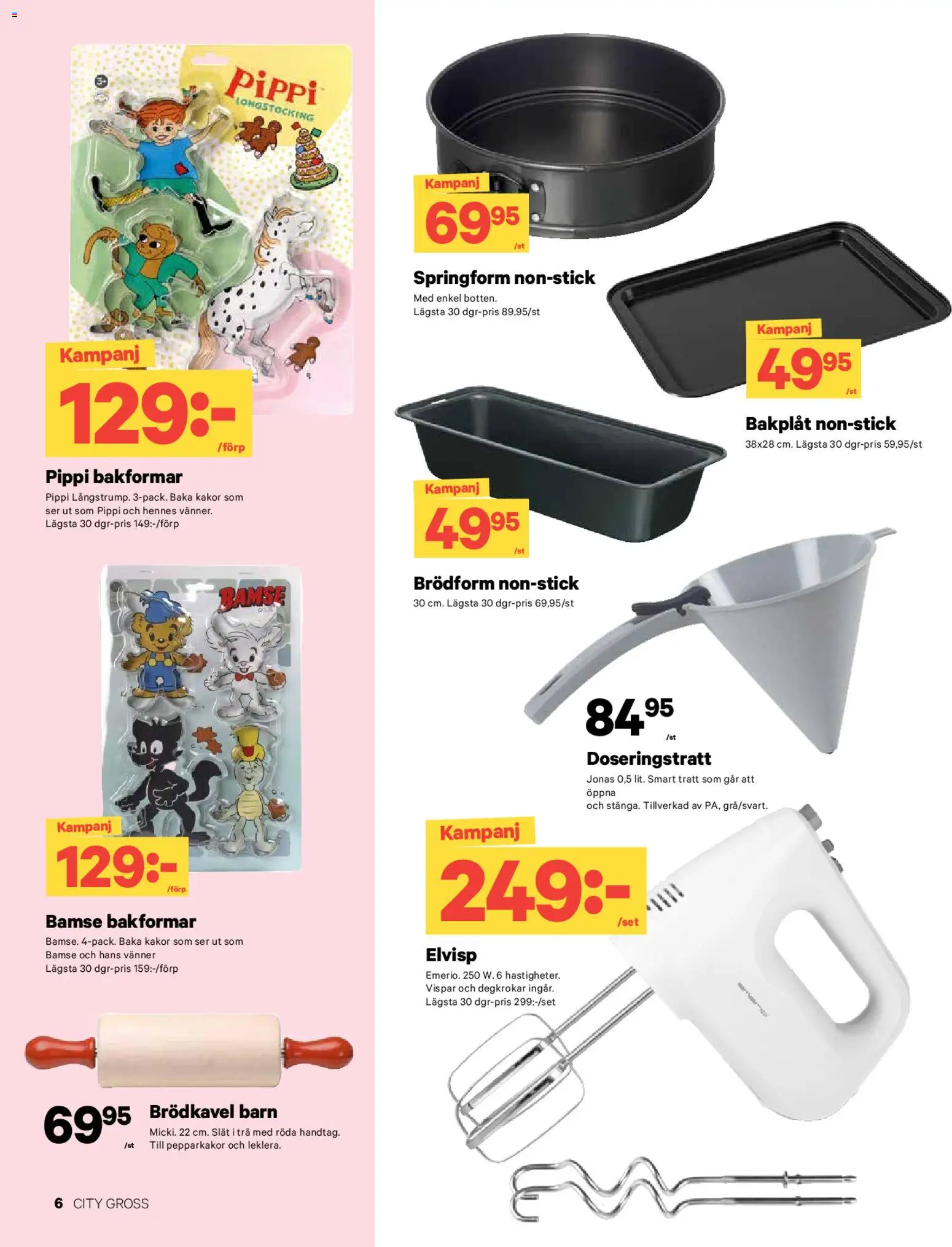City Gross reklamblad aktuell från 03.11.2025 | Sida: 14 | Produkter: Elvisp