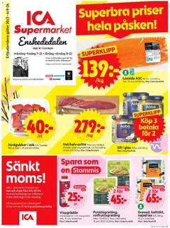 ICA Supermarket - Enskededalen - Förhandsvisning av reklamblad från butik ICA Supermarket aktuell från 30.03.2026