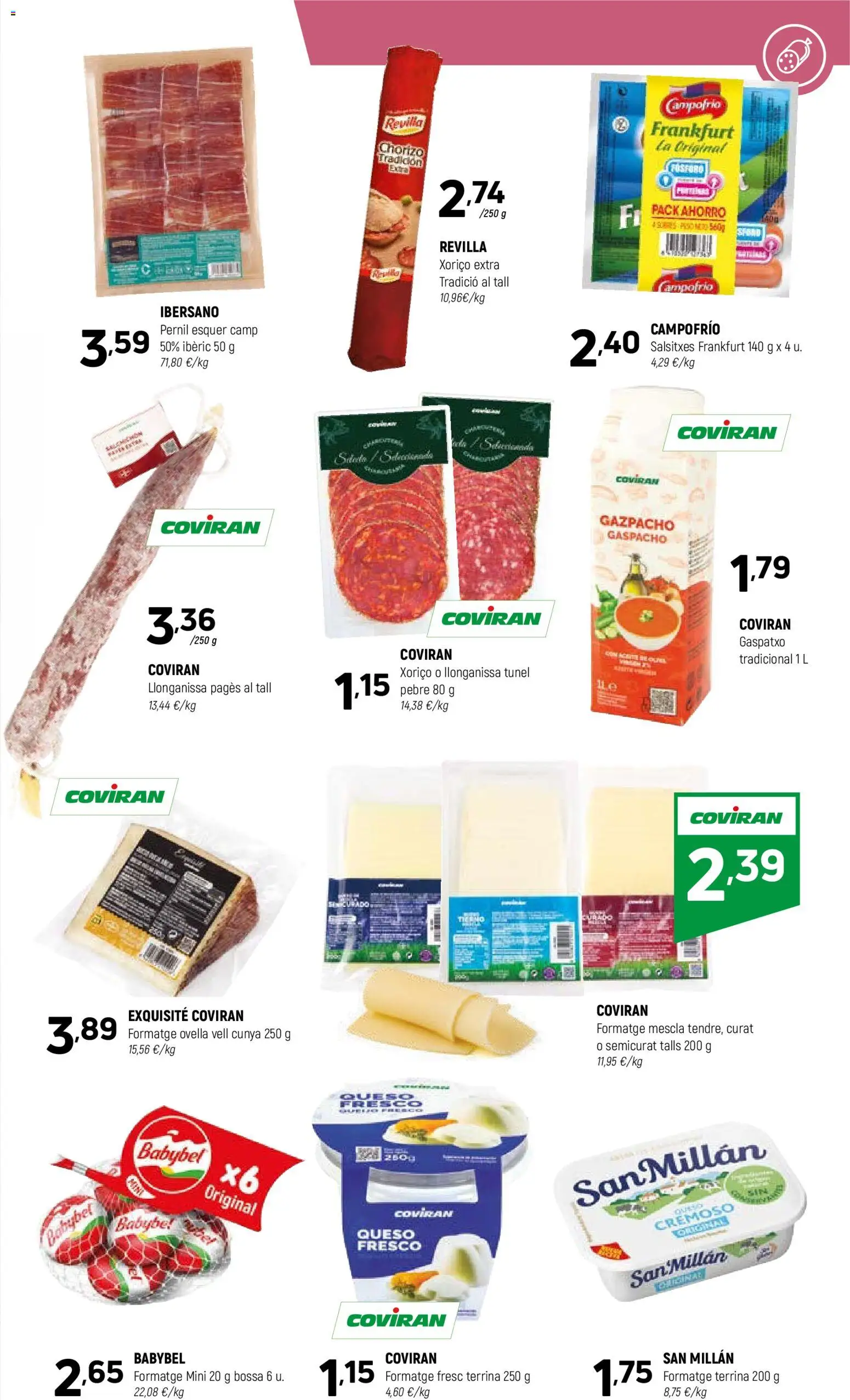 Coviran - Cataluna │ válido desde el 07.04.2026 | Página: 5 | Productos: Queso, Queso fresco, Gazpacho