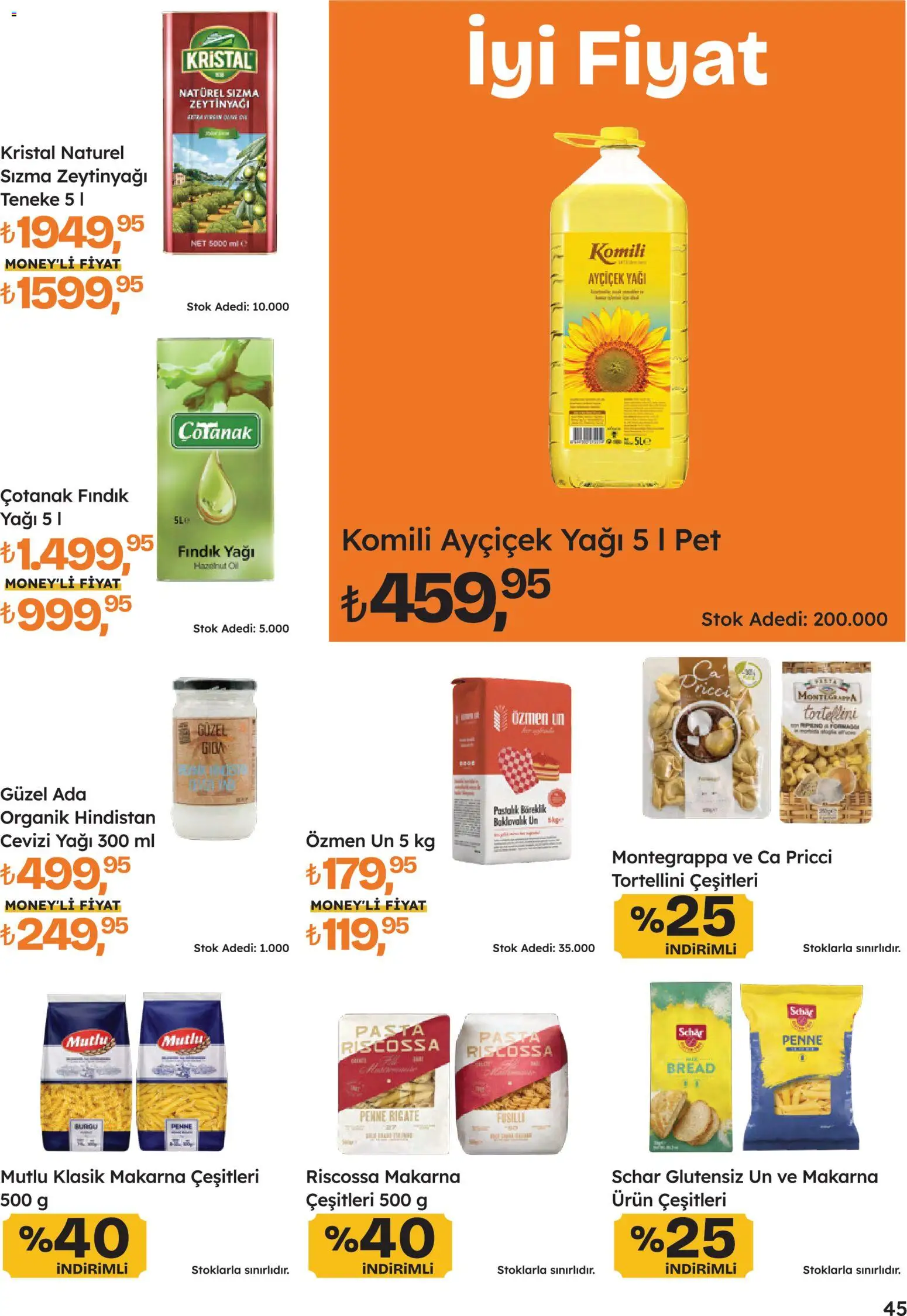 Migros Katalog - 5M Migroskop Dijital - 16.04.2026 tarihinden itibaren geçerlidir | Sayfa: 45 | Ürünler: Makarna, Fındık