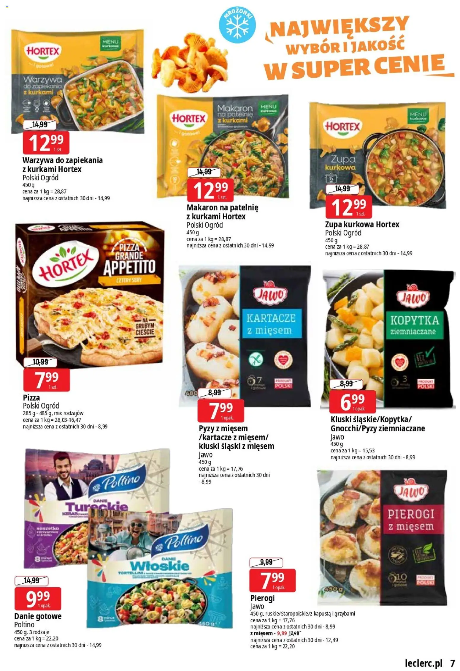 E.Leclerc Gazetka - Elbląg od 10.11.2025 | Strona: 7 | Produkty: Kebab, Patelnie, Kopytka, Warzywa