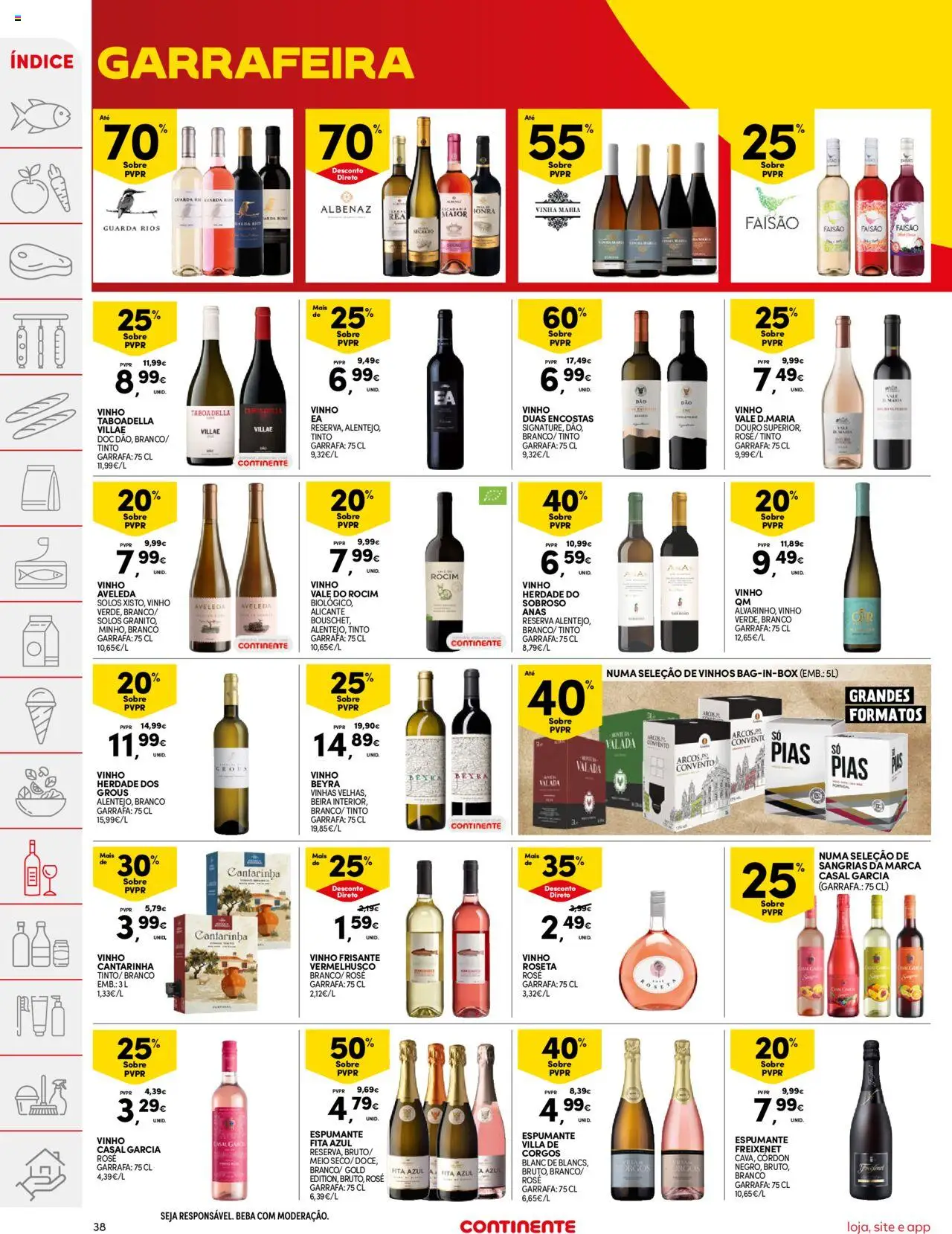 Continente folheto │ válido de 03.06.2025 | Página: 38 | Produtos: Espumante, Vinho, Salada