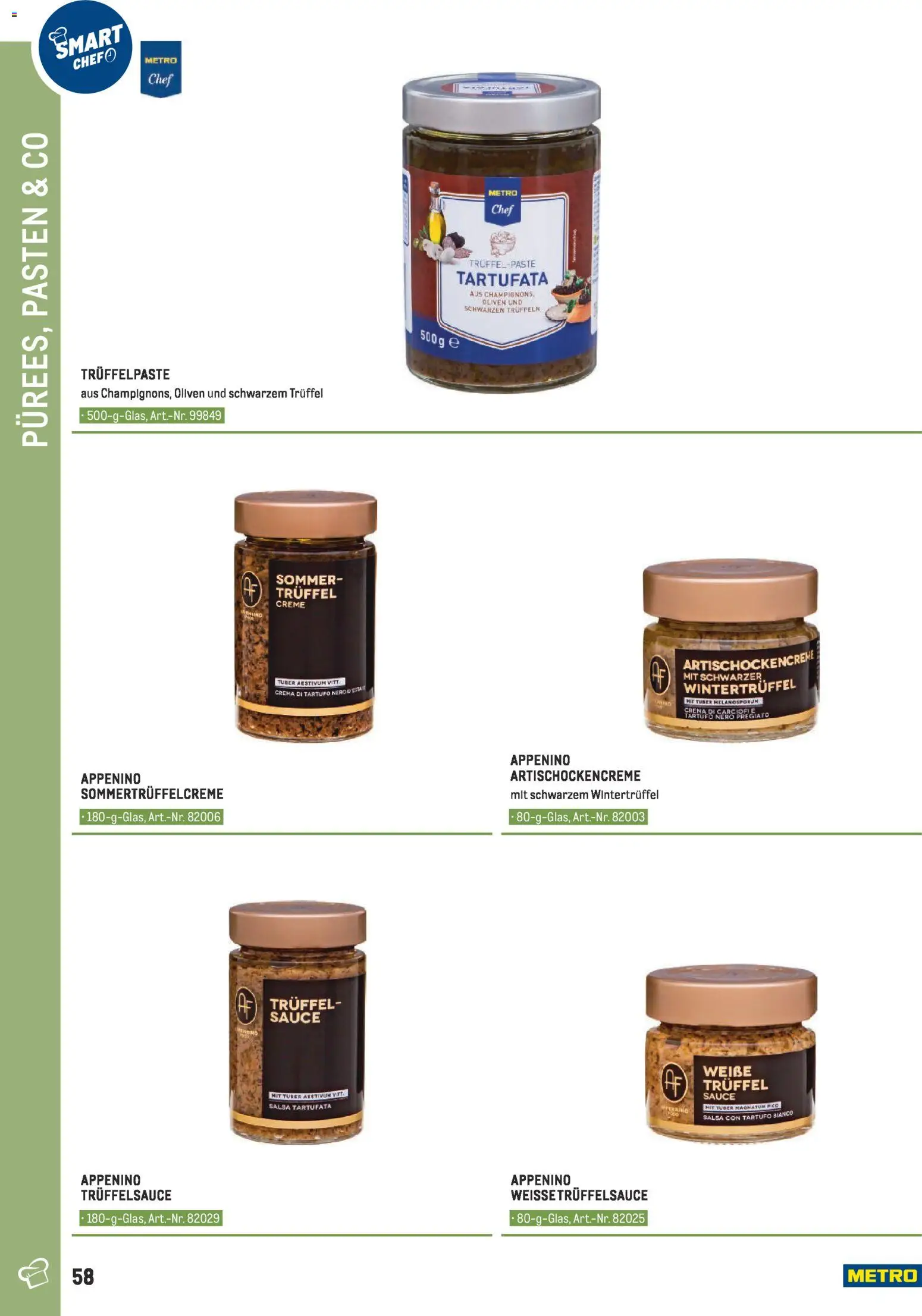 Metro angebote - Smart Chef Obst & Gemüse gültig ab 26.03.2026 | Seite: 58 | Produkte: Szeder, Creme