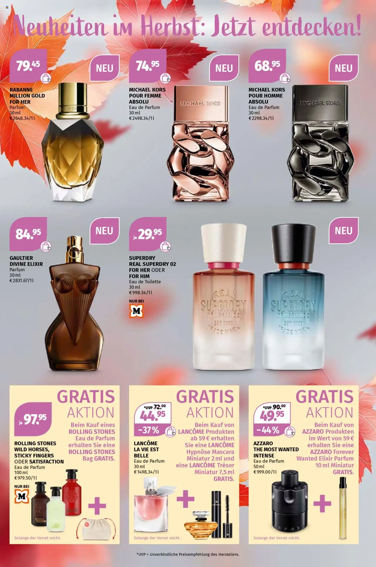Müller Düfte für die goldene Jahreszeit – gültig ab 29.09.2025 | Seite: 7 | Produkte: Toilette, Parfüm, Eau de Toilette, Eau de Parfum