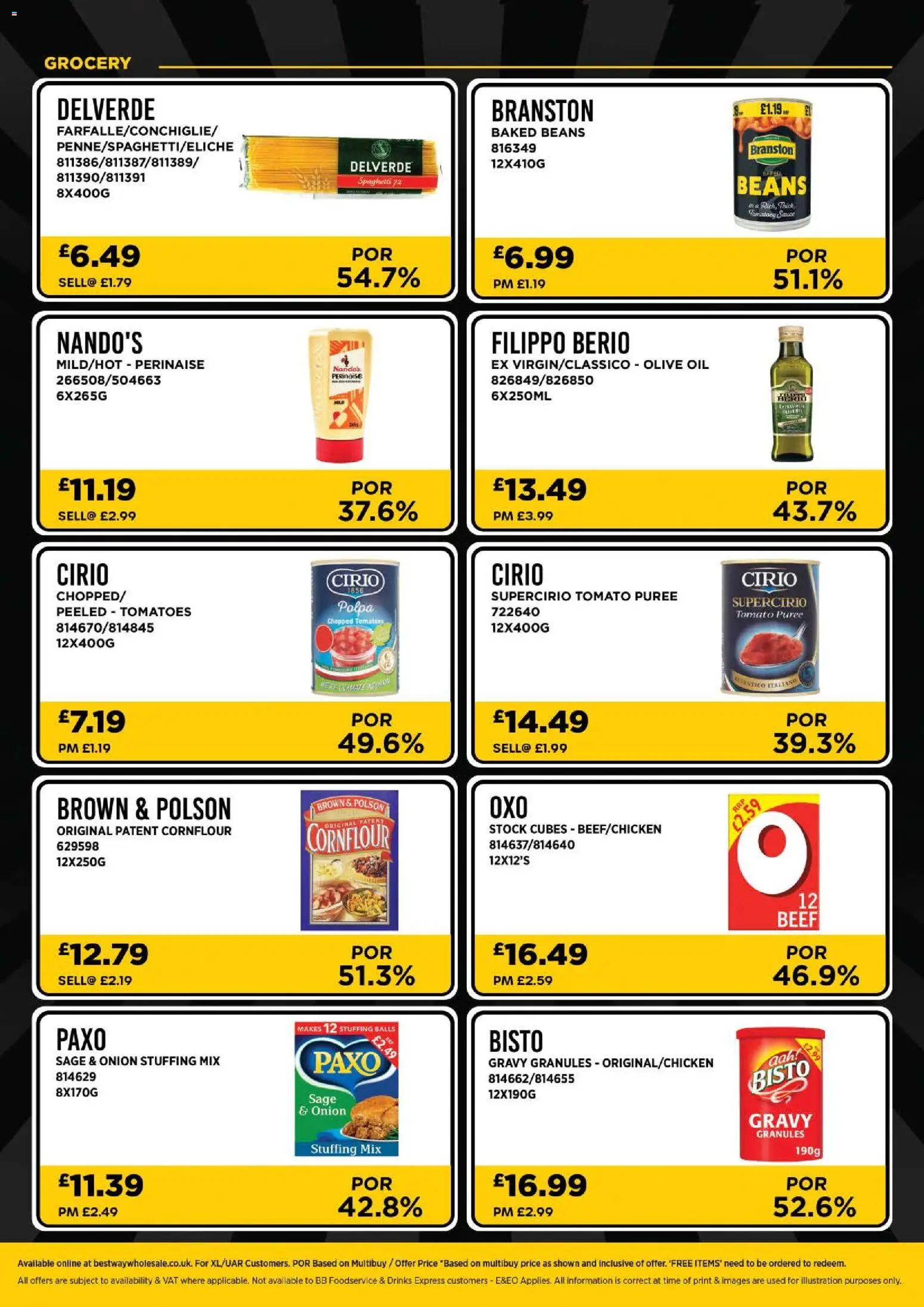 {H1} | Page: 17 | Products: Onion, Spaghetti, Oil, Beef