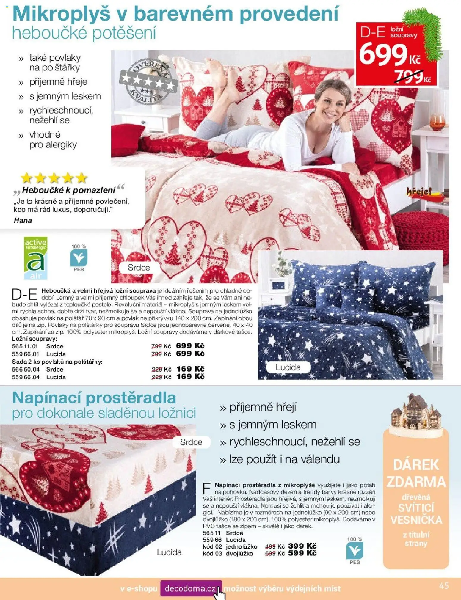 Decodoma leták od 18.11.2025 | Strana: 32 | Produkty: Polštářky, Prostěradla, Povlak na polštář, Barvy