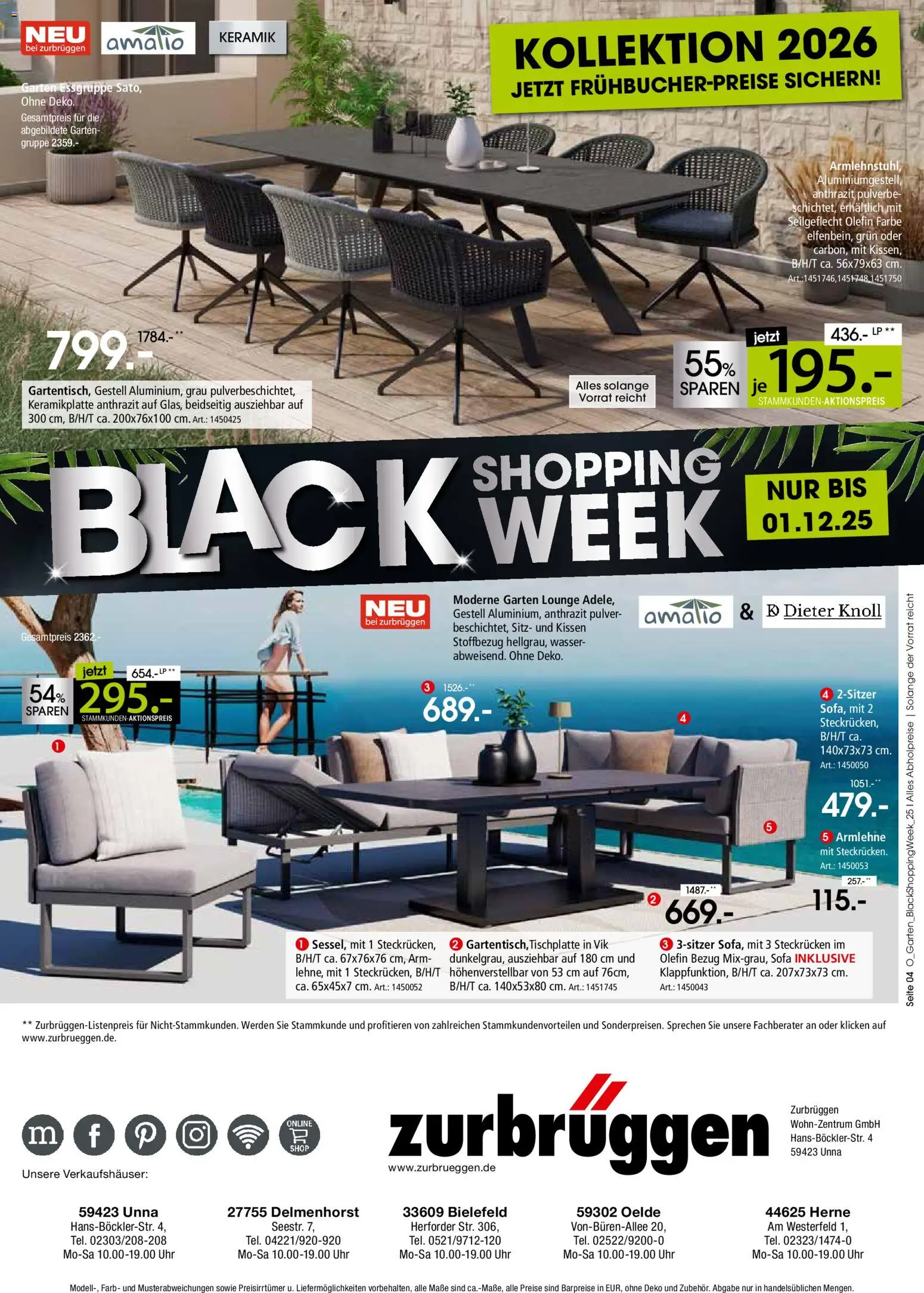 Zurbrüggen - Black Friday – gültig ab 21.11.2025 | Seite: 4 | Produkte: Kissen, Essgruppe, Wasser, Uhr