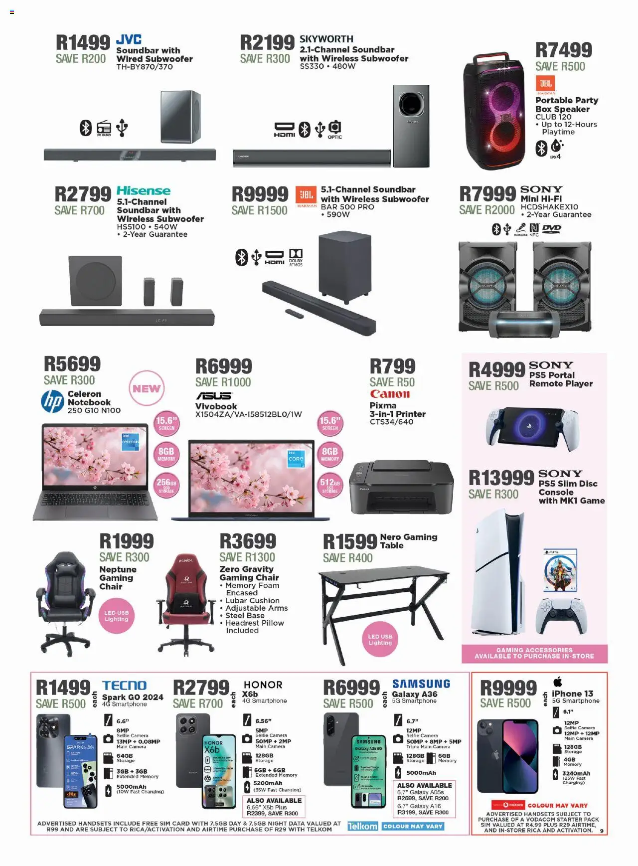 New House and Home catalogue – valid from 08.09.2025 | Page: 9 | Products: Smartphone, Cushion, USB, Chair