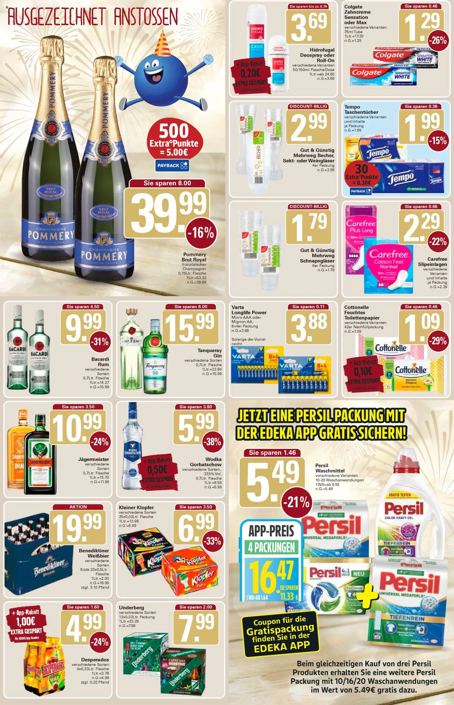 WEZ Prospekt – gültig ab 22.12.2025 | Seite: 13 | Produkte: Sekt, Waschmittel, Tempo, Deospray