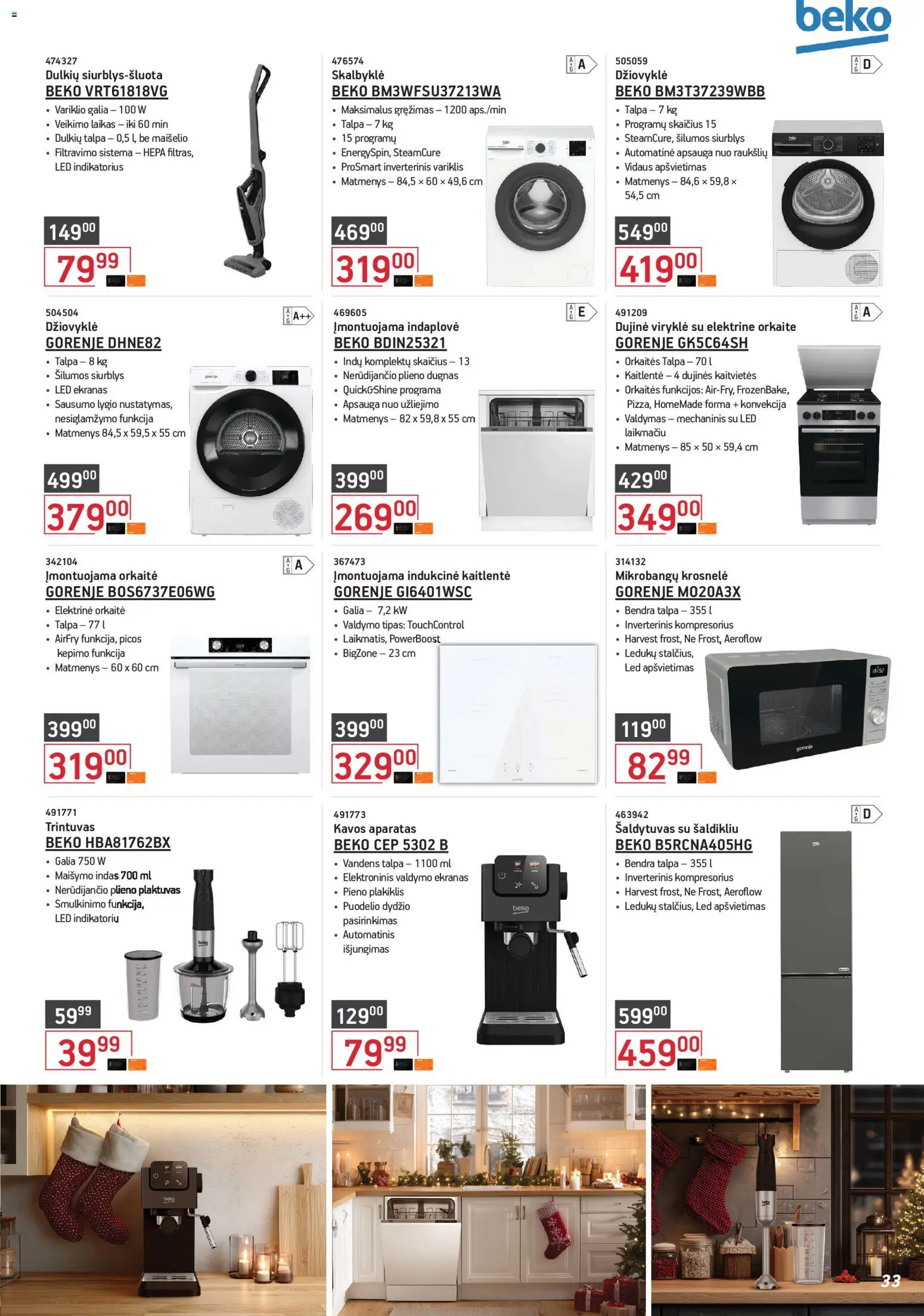 ERMITAŽAS akcijos nuo 03.11.2025 | Puslapis: 33 | Prekių: Plaktuvas, Orkaitė, Kaitlentė, Kavos aparatas
