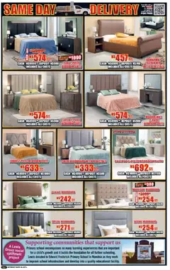 Lewis Stores specials catalogue – valid from 05.01.2026 | Page: 4 | Products: Headboard, Bed, Foundation