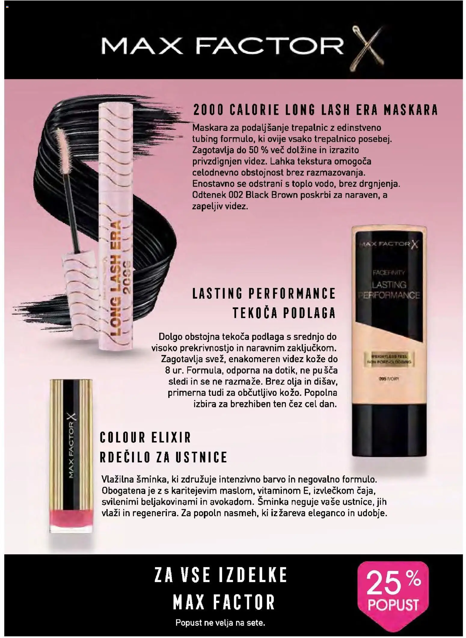 Novi Tuš drogerija katalog ponudbe – veljaven od 03.12.2025 | Stran: 21 | Izdelki: Maskara, Rdecilo za ustnice